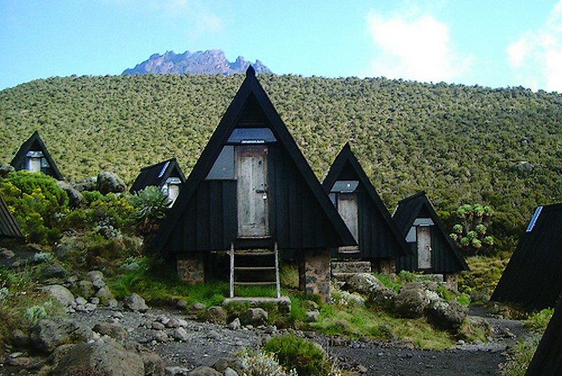 Kilimanjaro hikers on the mountain