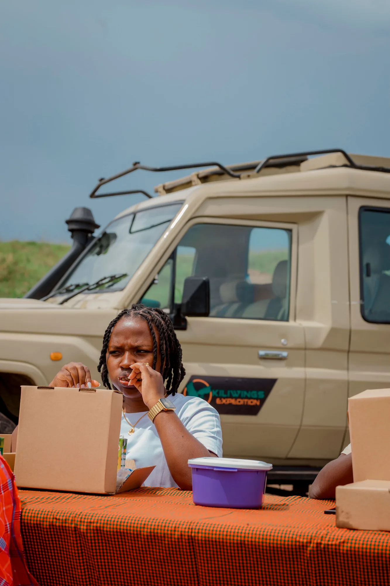 Safari picnic in Ngorongoro, Tanzania