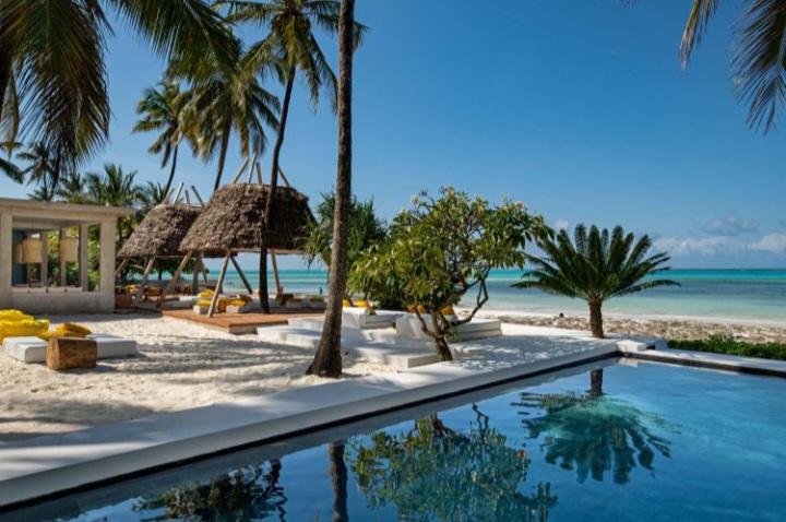 Beach relaxation after a Tanzania safari